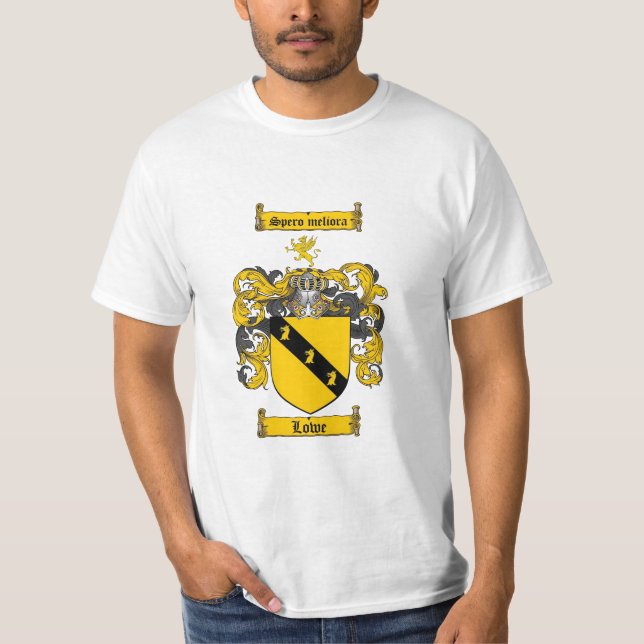 Lowe familjvapensköld - Lowe vapensköld T Shirt (Framsida)