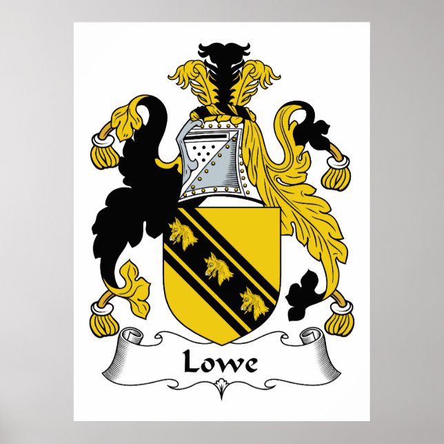 Lowe Family Crest Poster (Framsidan)