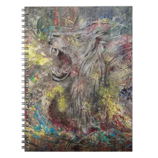 Löwe Notizblock Anteckningsbok