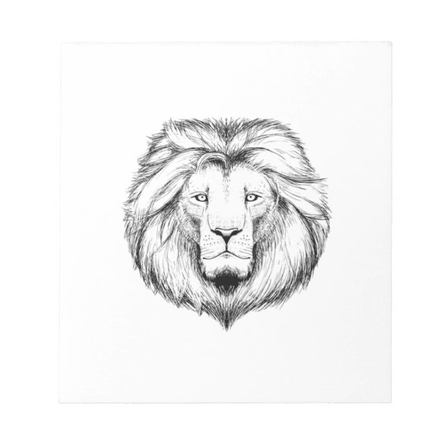 Löwe  Schreib Notiz Block (Framsida)