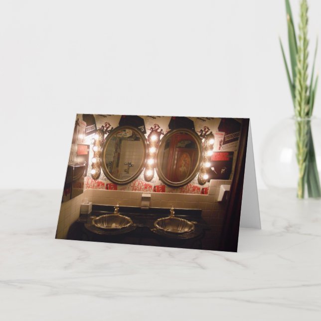 "Lowell Inn Speglar" Grattis-kort Kort (Framsida)