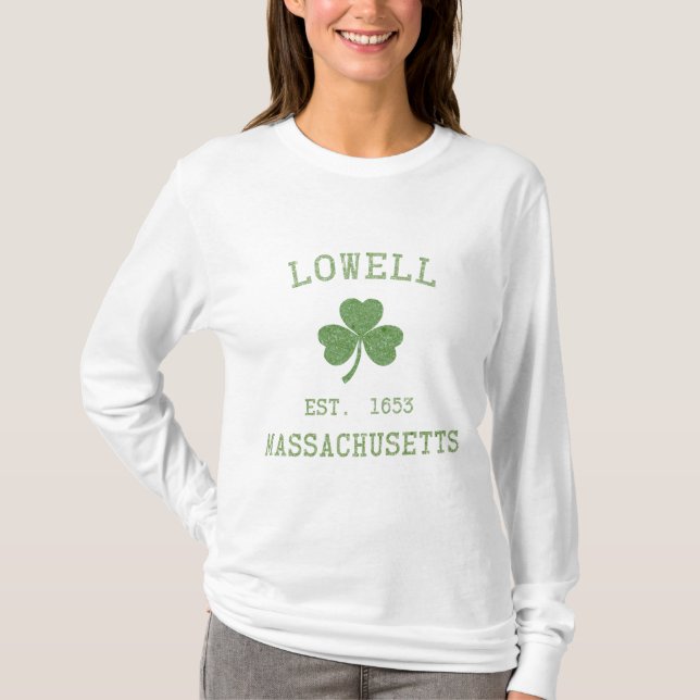 Lowell MA Damtröja Shirt Tröja (Framsida)
