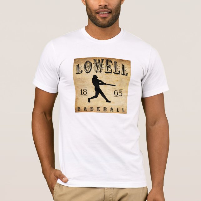 Lowell Massachusetts baseball 1865 Tee Shirt (Framsida)