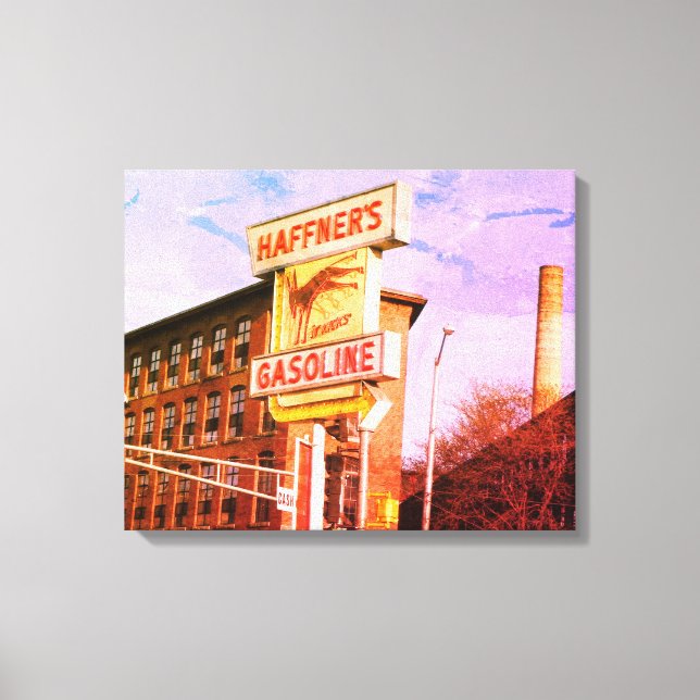 LOWELL MASSACHUSETTS HAFFNERS INKAPSLAD KANVASUTSK CANVASTRYCK (Framsida)