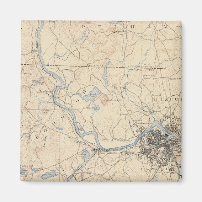 Lowell, Massachusetts Magnet (Framsidan)