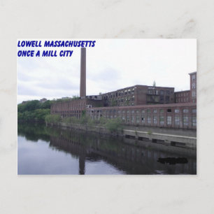 Lowell Massachusetts Mills Vykort