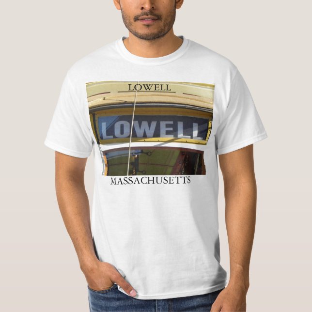LOWELL, MASSACHUSETTS T SHIRT (Framsida)