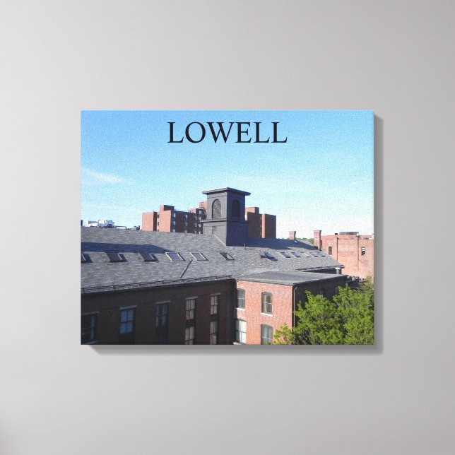 LOWELL MASSACHUSETTS TAKSERIE INKLUUD CANVASTRYCK (Framsida)