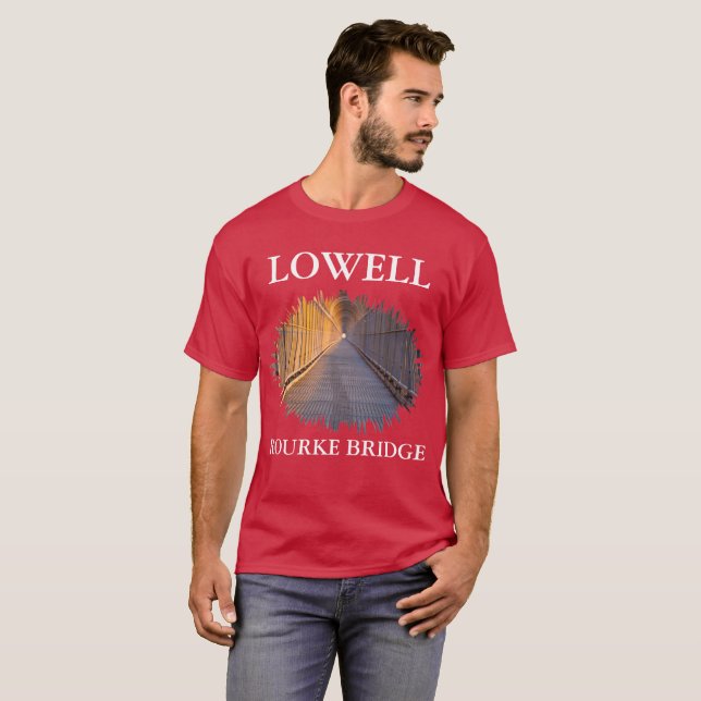 LOWELL ROURKE BRIDGE SHIRT T-SHIRT (Hel framsida)