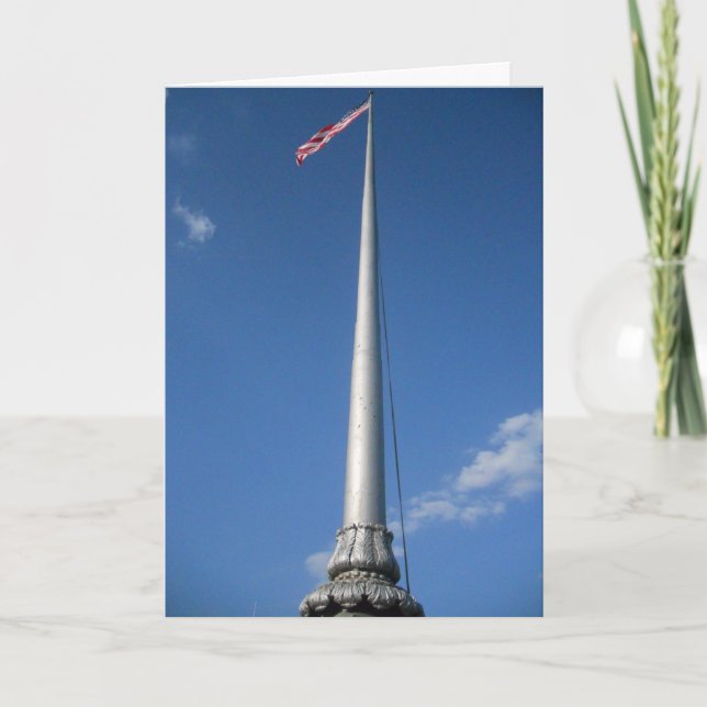 “Lowelle American Flag” Sympatikort Kort (Framsida)