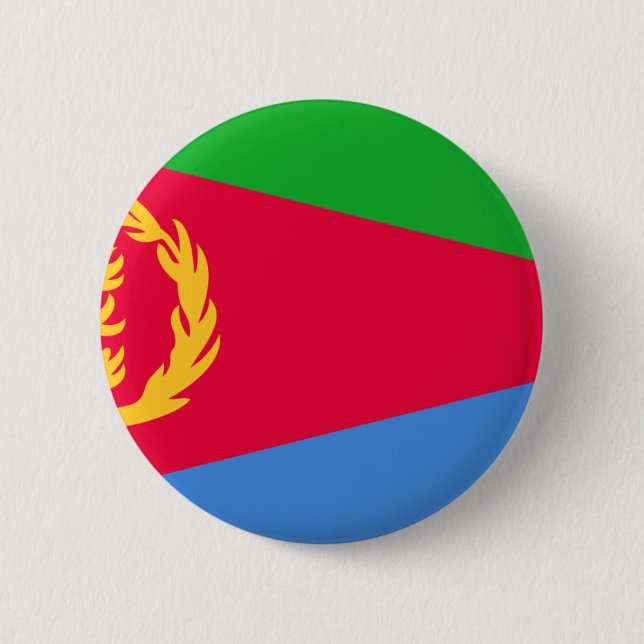 Lowen kostar! Eritrea flagga Knapp (Framsida)