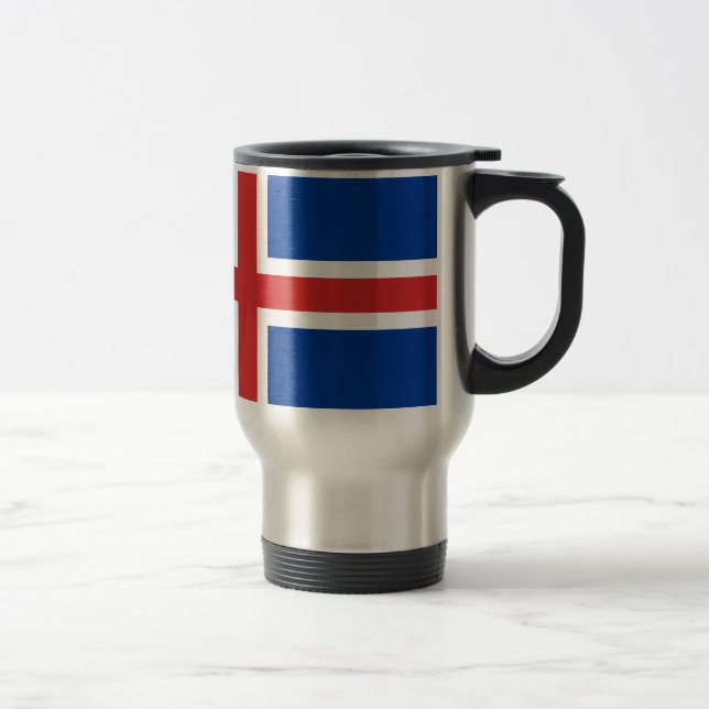 Lowen kostar! Islandflagga Resemugg (Höger)