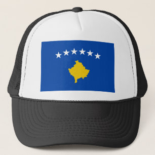 Lowen kostar! Kosovo flagga Truckerkeps