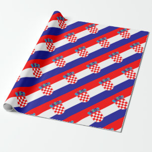 Lowen kostar! Kroatisk flagga Presentpapper