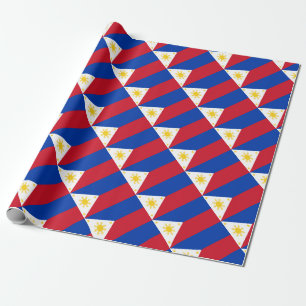 Lowen kostar! Philippines flagga Presentpapper