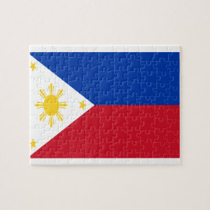 Lowen kostar! Philippines flagga Pussel