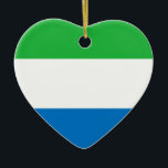 Lowen kostar! Sierra Leone flagga Julgransprydnad Keramik<br><div class="desc">Design för klassikerSierra Leone flagga som är tillgänglig på många produkter i vårt lager! Visa din Sierra Leone pride med dessa speciella objekt eller köp något för den speciella Sierra Leone inföding i ditt liv! Kontrollera ut vårt lager för mer objekt! Ha en designförfrågan? Vi kan göra den! Överför oss...</div>