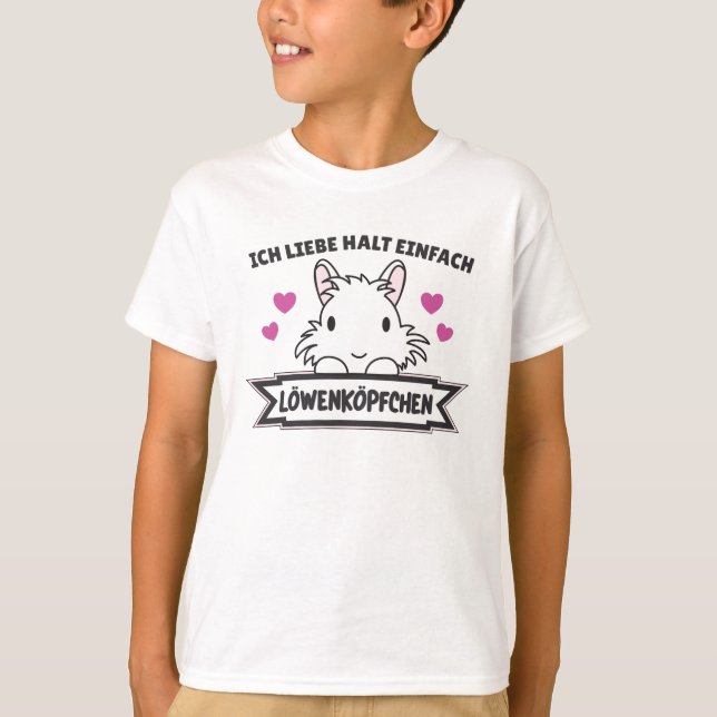 Löwenköpfchen Rabbit Sweet Bunny T Shirt (Framsida)