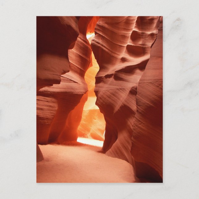 Lower Antelope Canyon fantastisk skönhet Vykort (Framsida)