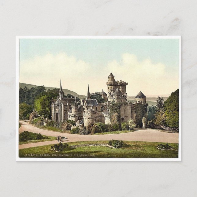 Lower Castle, Wilhelmshohe, Cassel (dvs. Kass) Vykort (Framsida)