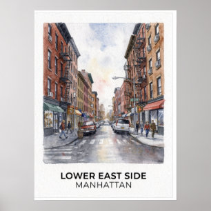 Lower East Side Manhattan Poster