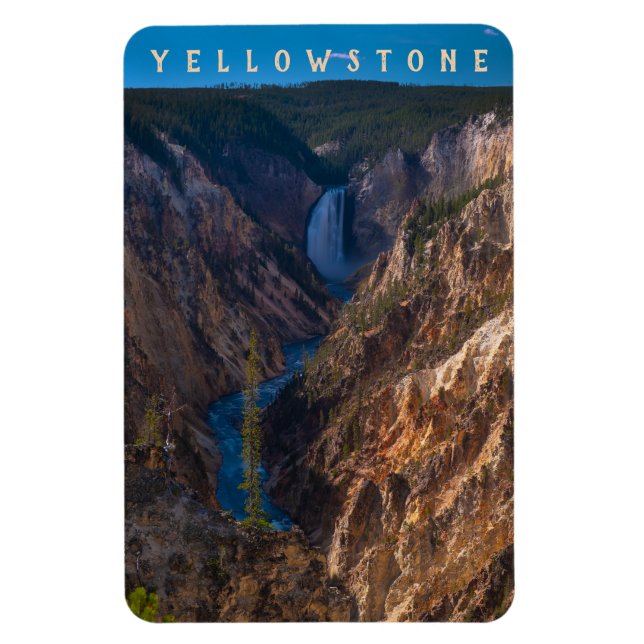 Lower Falls Grand Canyon of the Yellowstone Magnet (Vertikal)