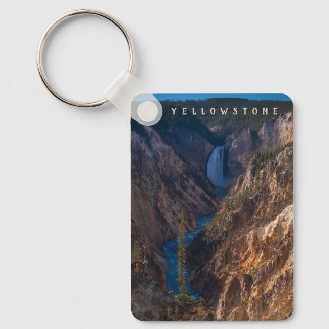 Lower Falls Grand Canyon of the Yellowstone Nyckelring (Framsida)