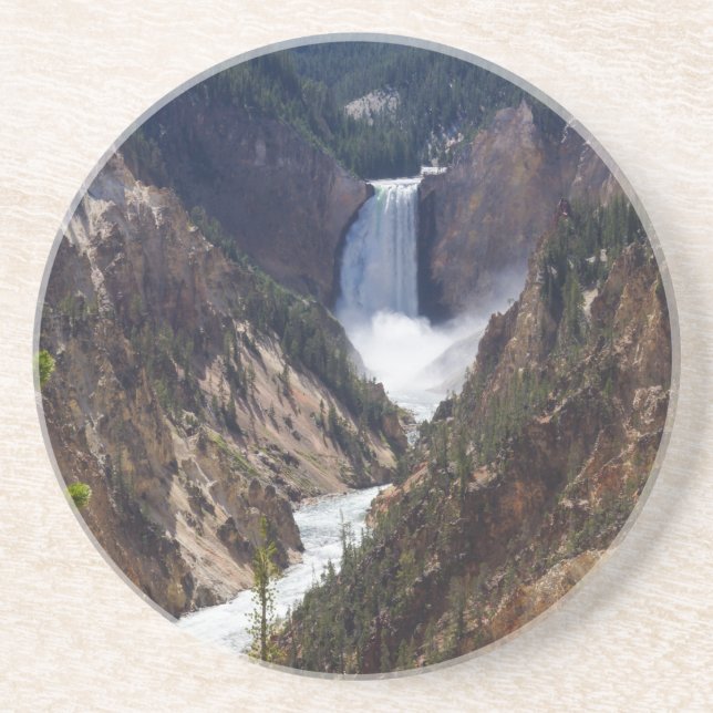 Lower Falls Yellowstone Underlägg (Framsidan)