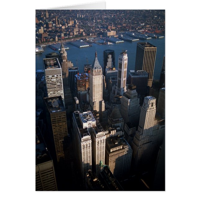 Lower Manhattan Hälsningskort (Framsidan)