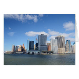 Lower Manhattan Skyline Hälsningskort