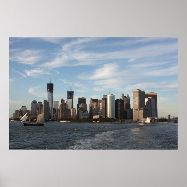 Lower Manhattan Skyline Poster (Framsidan)