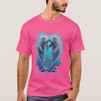 Lower Matecumbe Nyckel Florida Vacation Cute Manat T Shirt