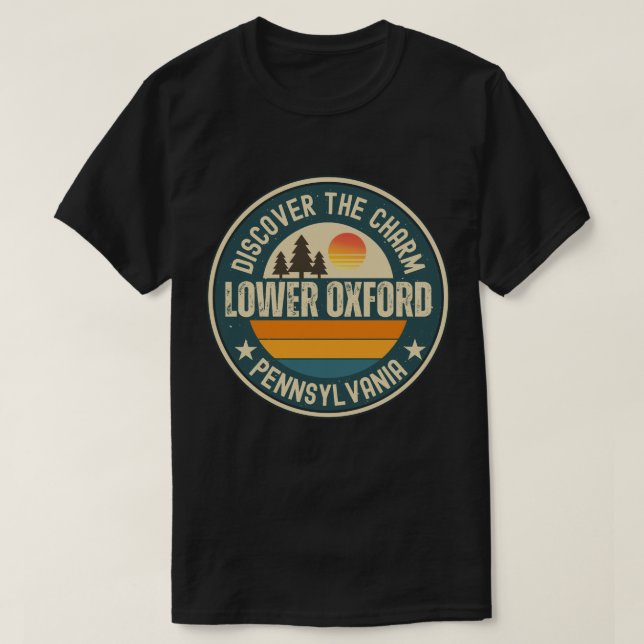 Lower Oxford, Pennsylvania T Shirt (Design framsida)