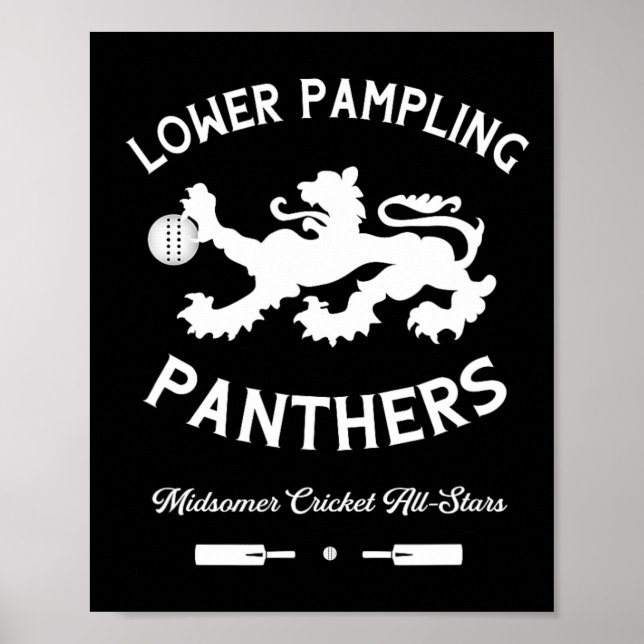 Lower Pampling Panthers Cricket (midsomer Murders) Poster (Framsidan)