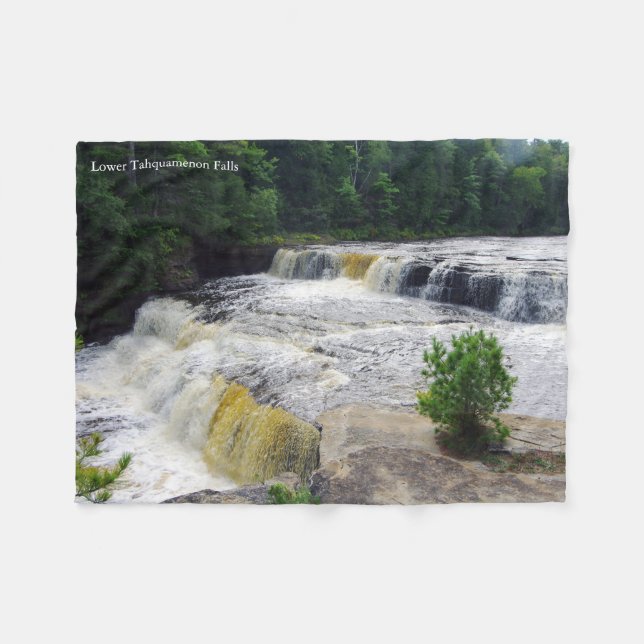 Lower Tahquamenon Falls fleece filet (Framsidan (Horisontell))