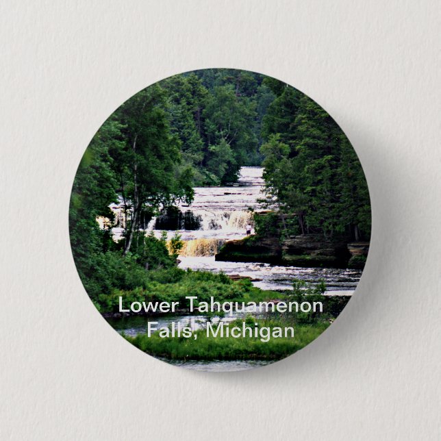 Lower Tahquamenon Falls State Park, Michigan Knapp (Framsida)
