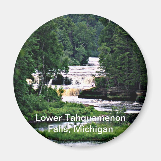 Lower Tahquamenon Falls State Park, Michigan Magnet (Framsidan)