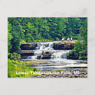 Lower Tahquamenon Falls State Park, Michigan Vykort