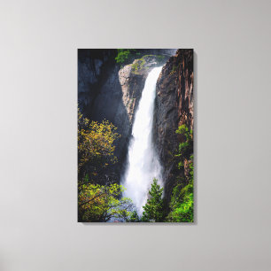Lower Yosemite Falls kaskaderar Canvastryck