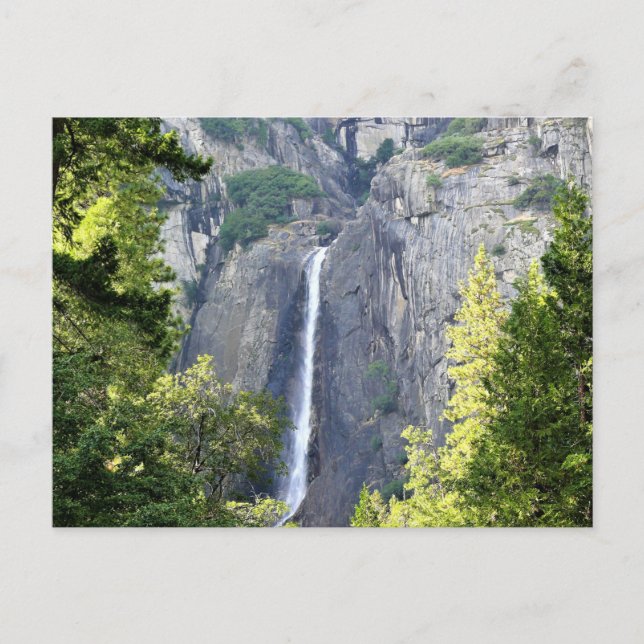 Lower Yosemite Falls, Yosemite National Park, CA Vykort (Framsida)