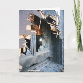 "Lowertown Depot Broken fönster #2" Bli frisk Kort