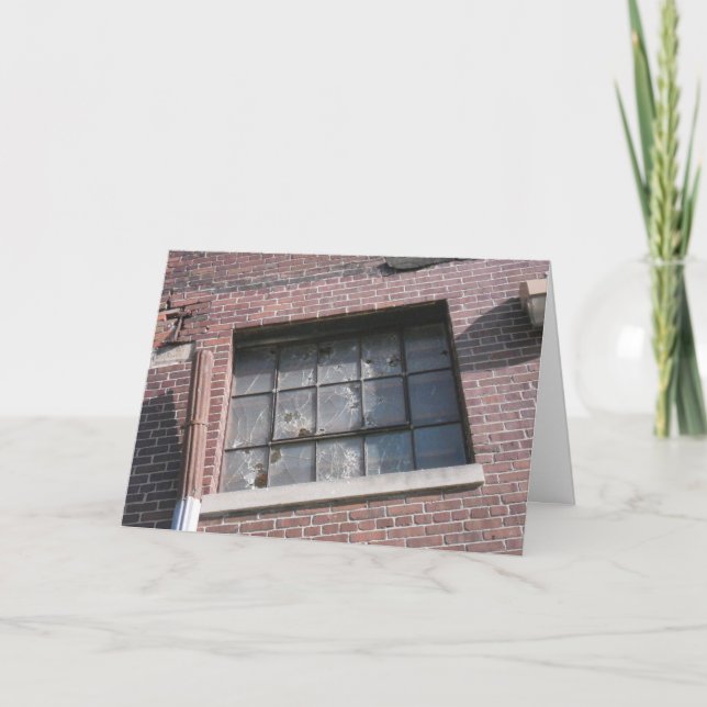 "Lowertown Depot Window & Drainpipe" - få bra sake Kort (Framsida)