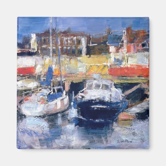 Lowestoft Harbor View Magnet (Framsidan)
