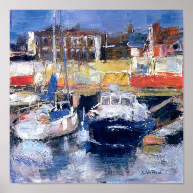 Lowestoft Harbor View Poster (Framsidan)