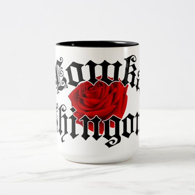 Lowka Chingona kaffe te mugg (Center)