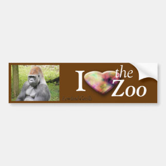 Lowlandgorilla Bildekal