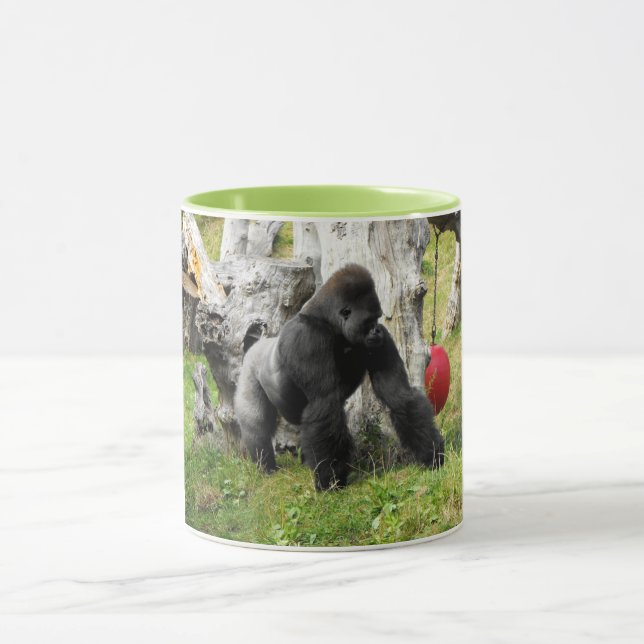 Lowlandsilverbackgorilla Mugg (Center)