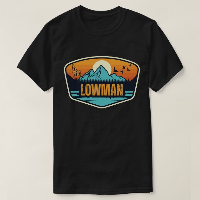 Lowman, Idaho T Shirt (Design framsida)