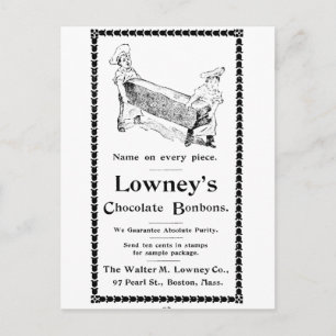 Lowneys Chocolate Bonbons Vykort