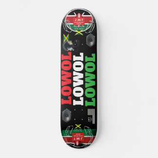 LOWOL JMT KENYA NAIROBI SKATEBRÄDOR MINI SKATEBOARD BRÄDA 18,5 CM